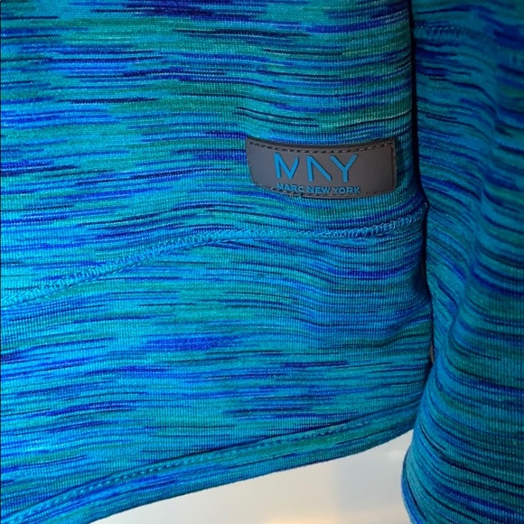 3/$25 - Andrew Marc Active-wear Blue Turtle Neck - Picture 5 of 5